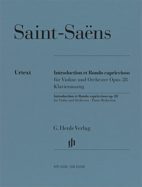 Introduction et Rondo capriccioso op. 28 pour violon et orchestre