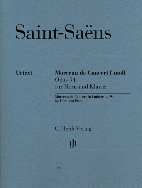 Morceau de Concert fa mineur op. 94 pour cor et piano
