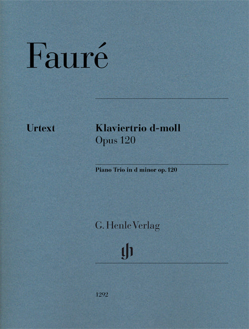 Trio avec piano ré mineur op. 120