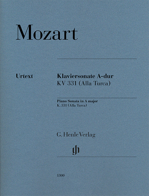 Sonate pour piano La majeur K. 331