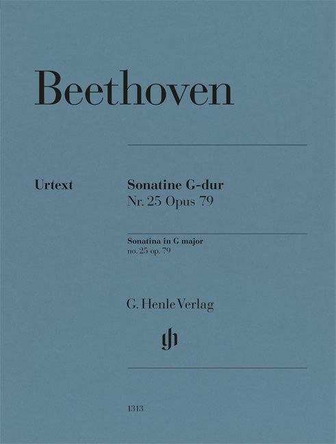 Piano Sonatine n° 25 Sol majeur op. 79