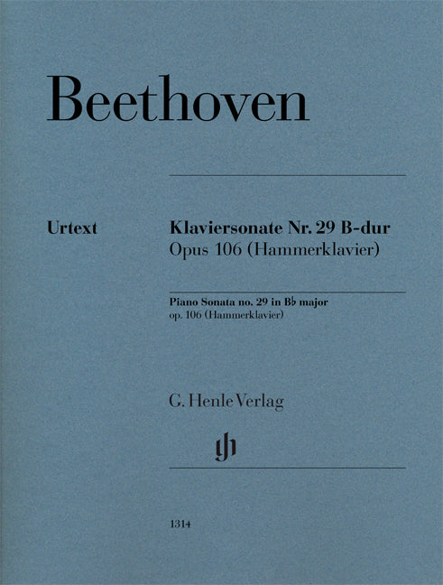 Sonate pour piano n° 29 Si bémol majeur op. 106