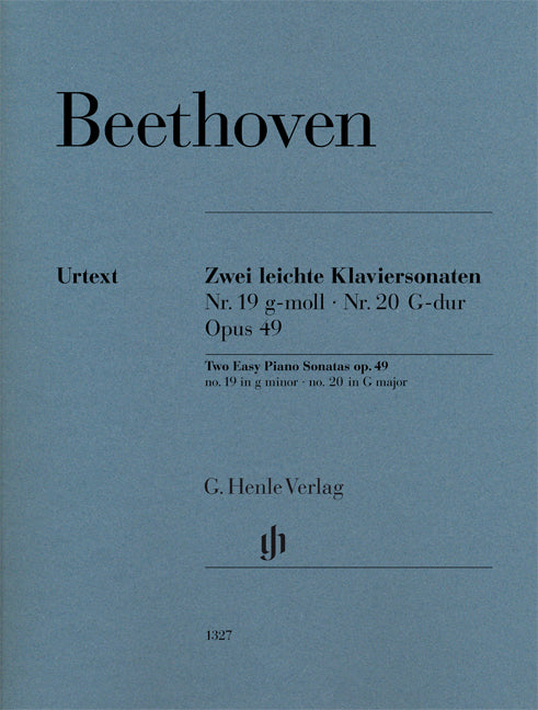 Sonates pour piano nos. 19 et 20 op. 49