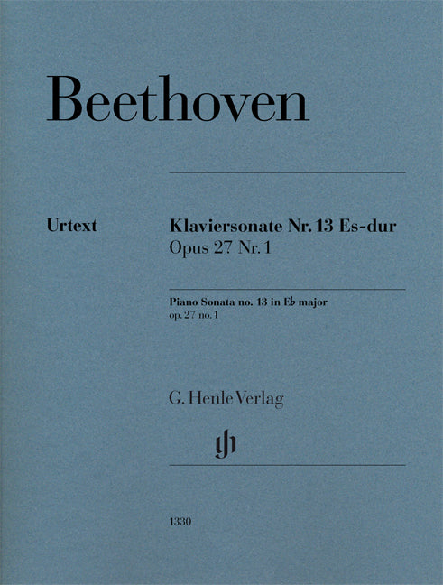 Sonate pour piano n° 13 Mi bémol majeur op. 27,1