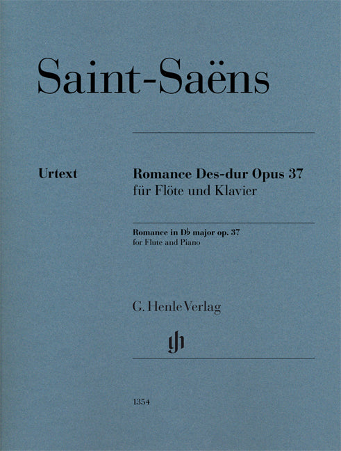 Romance Ré bémol majeur op. 37 pour flûte et piano