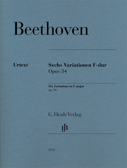 Six variations Fa majeur op. 34