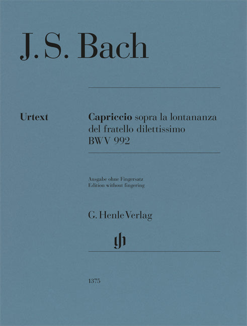 Capriccio sopra la lontananza del fratello dilettissimo BWV 992