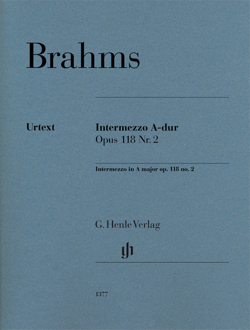 Intermezzo La majeur op. 118 n° 2
