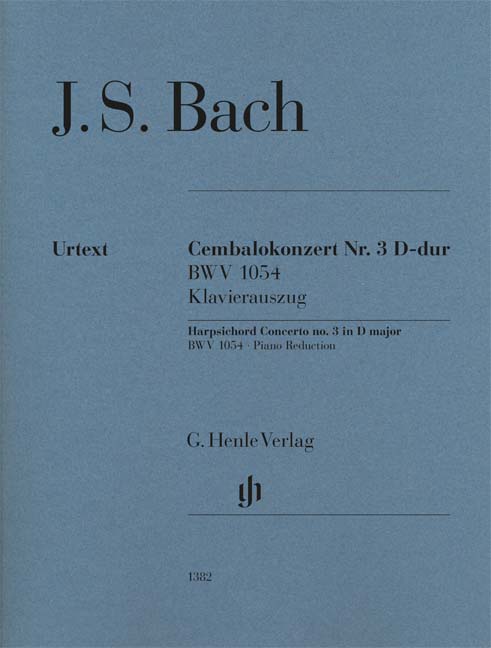 Concerto pour clavecin n° 3 Ré majeur BWV 1054