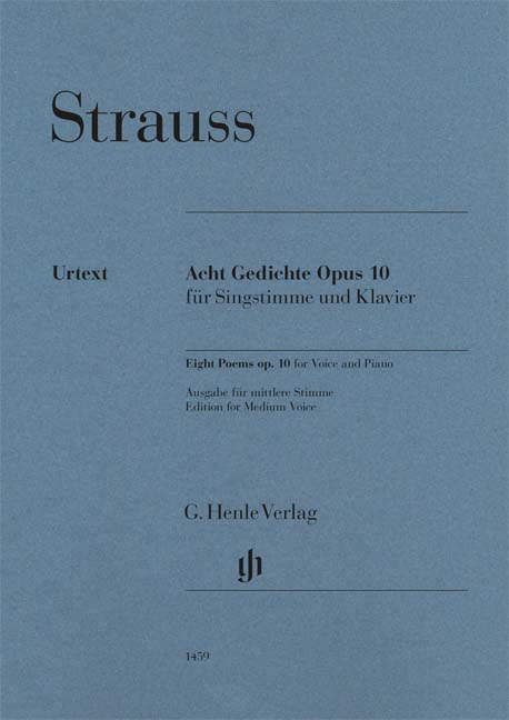 Huit poèmes op. 10 pour voix et piano
