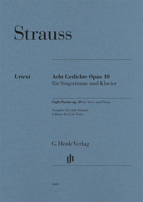 Huit poèmes op. 10 pour voix et piano