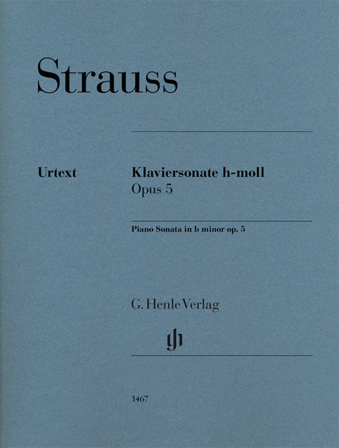 Sonate pour piano si mineur op. 5
