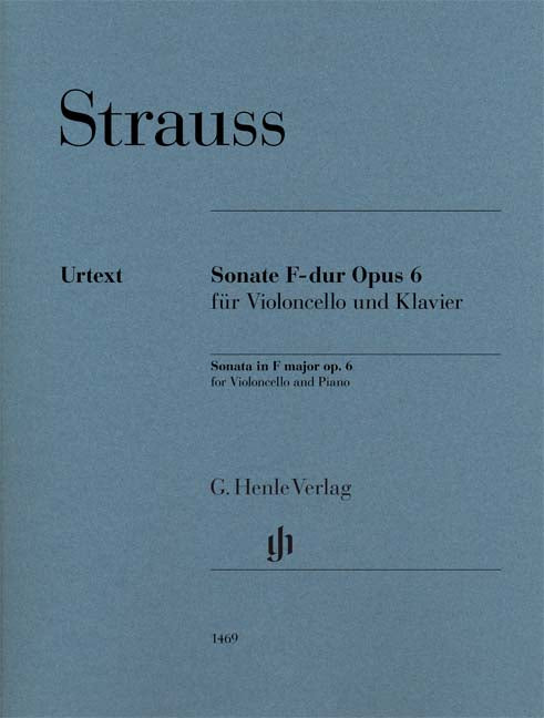 Sonate Fa majeur op. 6 pour violoncelle et piano