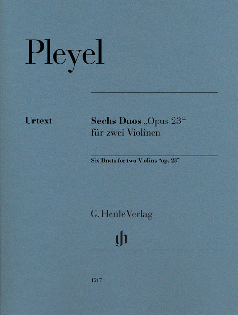 Six Duos pour 2 violons op. 23