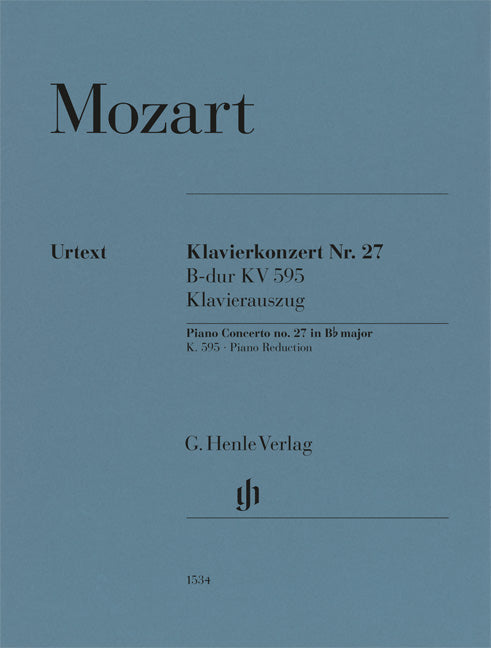Concerto pour piano n° 27 Si bémol majeur K. 595