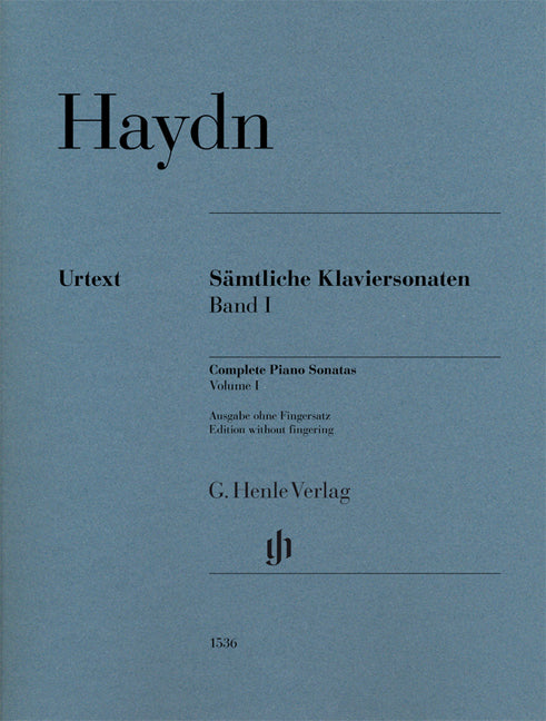 Edition intégrale des Sonates pour piano volume I