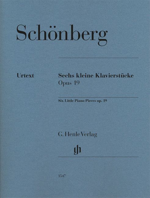 Six petites pièces pour piano op. 19