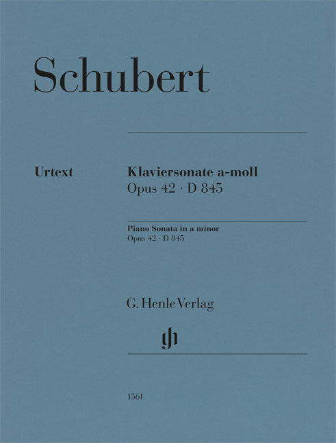 Sonate pour piano la mineur op. 42 D 845