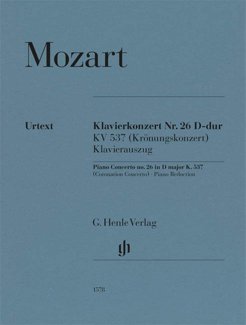 Concerto pour piano n° 26 Ré majeur K. 537