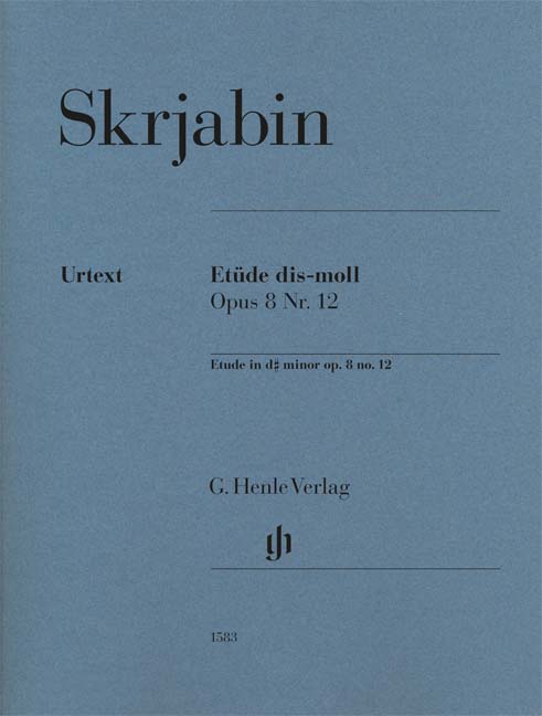 Etude d dièse mineur op. 8 n° 12