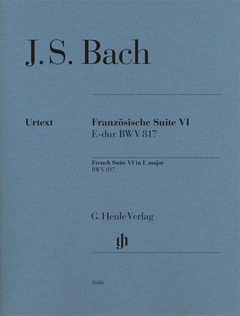 Suites françaises 6 Mi majeur BWV 817