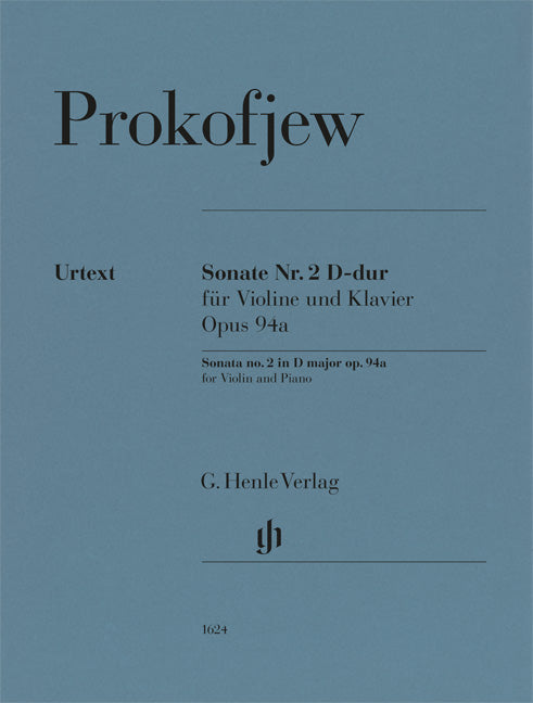 Sonate pour piano n° 2 pour violon et piano op. 94a