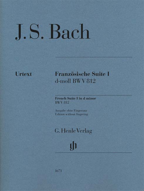 Suites françaises 1 ré mineur BWV 812