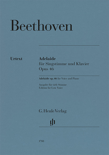 Adelaide op. 46 – pour voix et piano