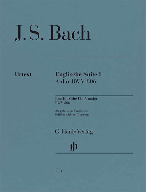 Suite anglaise I La majeur BWV 806