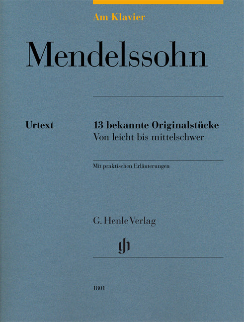 Am Klavier - Mendelssohn