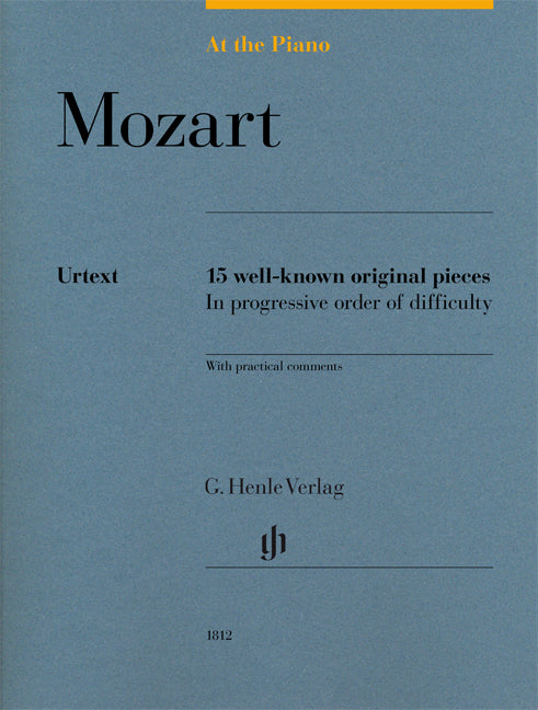 At the piano - Mozart