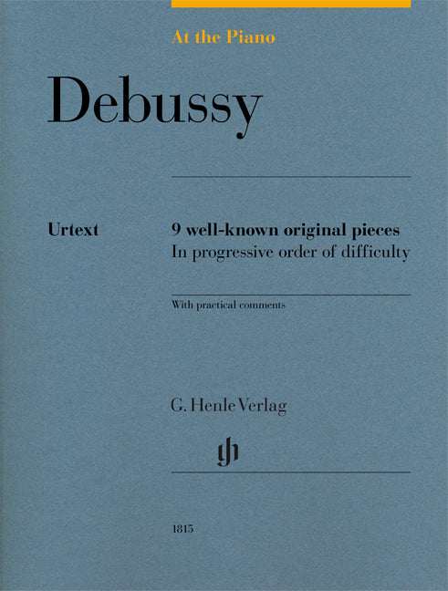 At the piano - Debussy