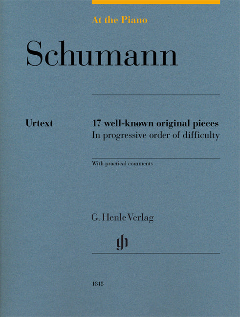 At the piano - Schumann