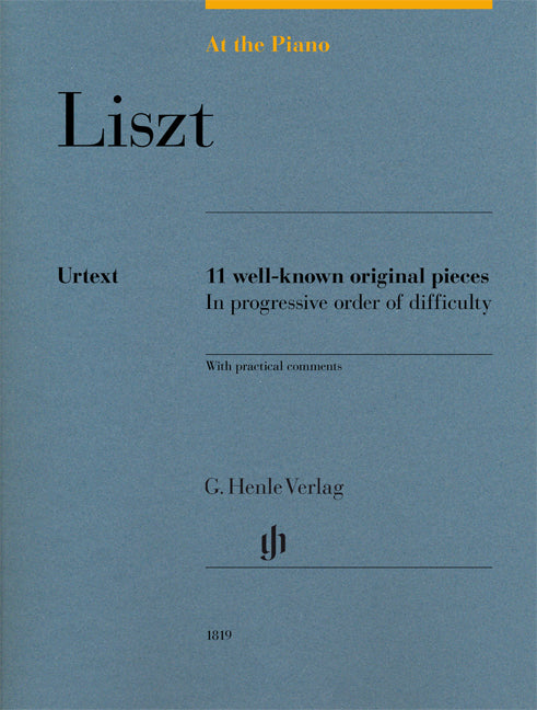 At the piano - Liszt