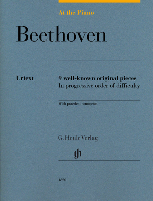 At the piano - Beethoven