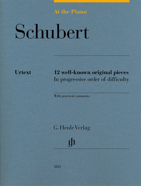 At the piano - Schubert