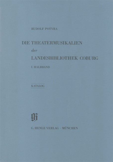 KBM 20/1 Landesbibliothek Coburg - Theatermusikalien 1
