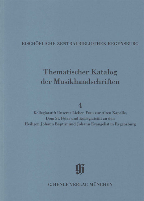 KBM 14/4 Bischöfliche Zentralbibliothek Regensburg – Kollegiatstift Unserer Lieben Frau zur Alten Kapelle, Dom St. Peter