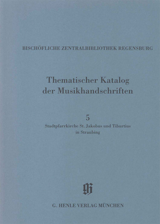 KBM 14/5 Bischöfliche Zentralbibliothek Regensburg – Stadtpfarrkirche St. Jakobus und Tiburtius en Straubing