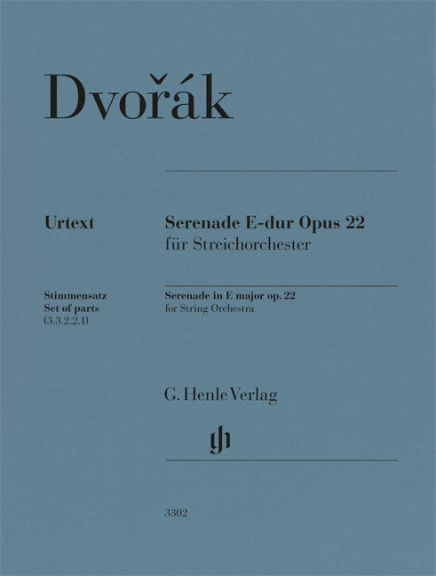 Serenade Mi majeur op. 22 pour orchestre à cordes