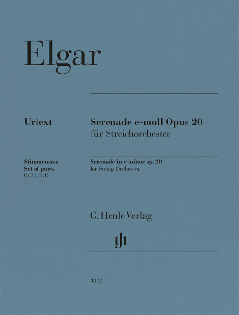 Serenade mi mineur op. 20 pour orchestre à cordes