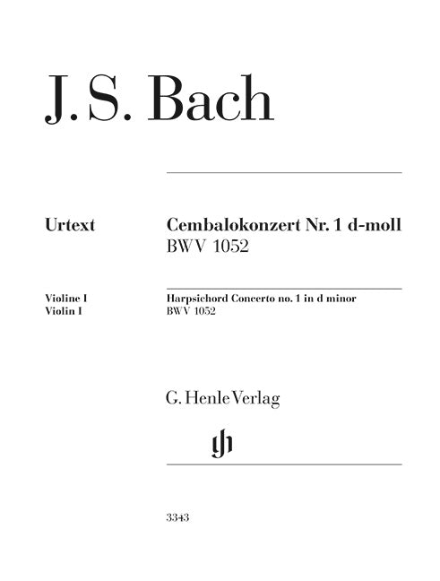Concerto pour clavecin n° 1 ré mineur BWV 1052
