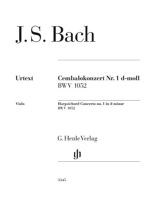 Concerto pour clavecin n° 1 ré mineur BWV 1052