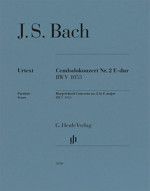 Concerto pour clavecin n° 2 Mi majeur BWV 1053