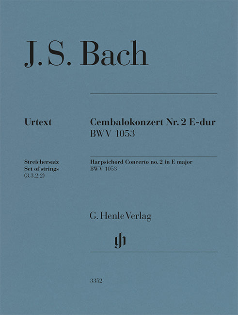Concerto pour clavecin n° 2 Mi majeur BWV 1053