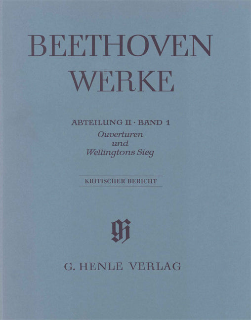 Sect. 2, Vol. 1 | Ouvertures et Victoire de Wellington