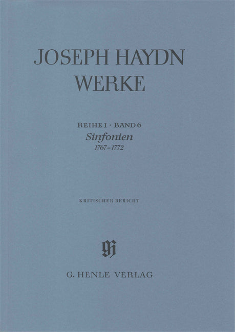 Sinfonias 1767-1772