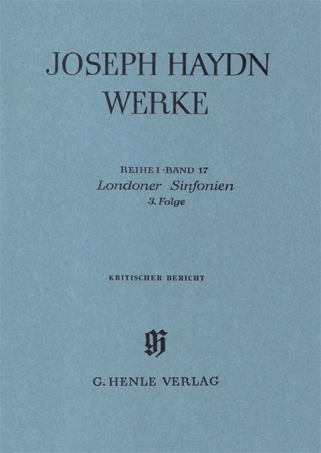 Ser. 1, Vol. 17 | Symphonies londoniennes, volume III