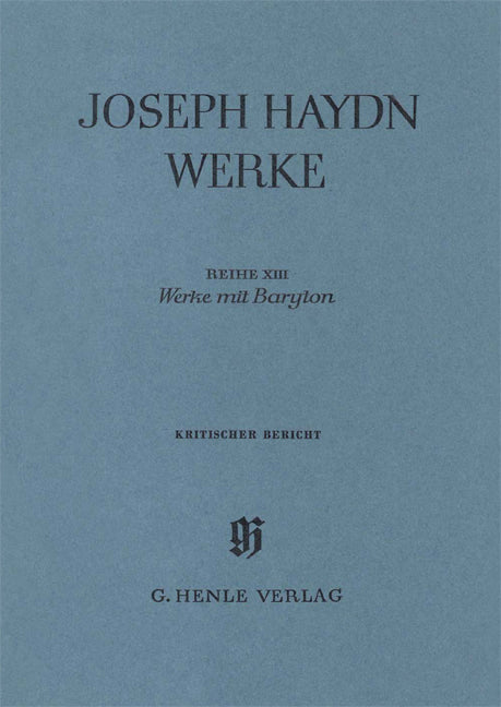 Œuvres avec baryton