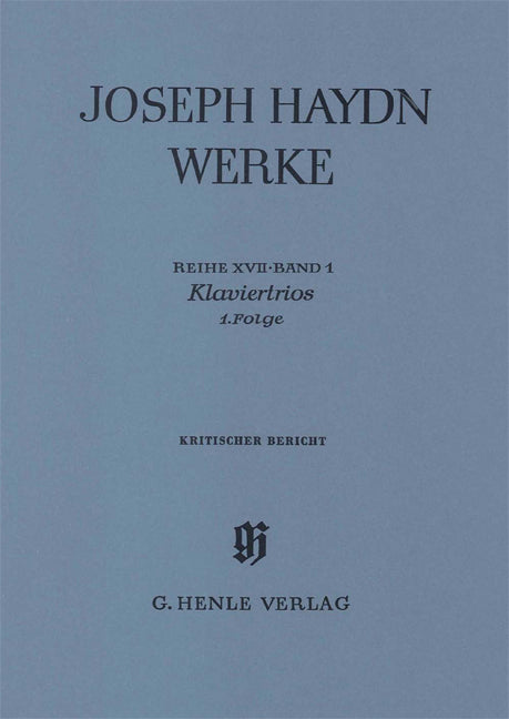 Trios avec piano, 1st volume